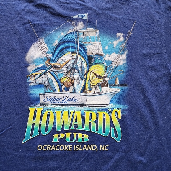 Blue Howard's Pub NC Tee, Men's L - Picture 5 of 6